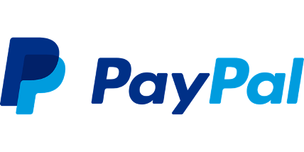 The Paypal logo's use of color, namely blue, demonstrates a mature yet modern sensibility