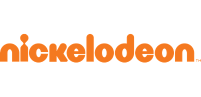 The Nickelodeon logo demonstrates a deliberate use of color (orange) to evoke a childish feel.